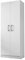 KITS PARANA Armoire 2 Portes Blanche Mutifonctions 5 Niches L 61 H 160.6 P 31.8 cm