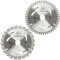 Echo Corner 136mm Wood Cutting Circular Saw Blades 24T/48T Combo Pack, 20mm Bore