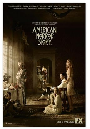 DEZARO American Horror Story Murder House – Filmposter auf Leinwand, Schlafzimmer, Dekoration, Sport, Landschaft, Büro, Raumdekoration, Geschenk, ungerahmt, 20 x 30 cm