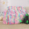 Catalonia Classy Kuscheldecke Kinder Leuchtet im Dunkeln Einhorn, Weich Flauschig Fleece Plüsch Kinderdecke für Sofa Bett, Kuschelig Warme Geschenk Decke für Mädchen, 150 x 130 cm, Rosa