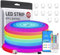 BTF-LIGHTING WS2811 RGB adressierbare 360 Grad Neon LED Tube Kits 5M 50LEDs/M 5V IP67 Rund Netzförmig Flexibel LED Strip mit SP611E Blue-tooth Controller Traum Farb APP Kontrol(Nciht inhalt Netzteil)