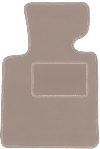 Wielganizator Automatte – Passend für BMW Z4 E85 Cabrio 2002-2008 – Velours – Autozubehör - Auto Fußmatten – Fußmatte Auto – 1-teilig - beige