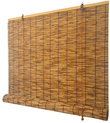 Outdoor Bambus rollos, bambusrollo für Fenster terrasse Bambus Jalousie breit 120cm 148cm 140cm 166cm 85cm 100cm