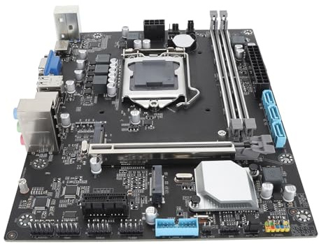 LGA1151 Micro ATX Motherboard, DDR4 Gaming Motherboard PCIE3.0 X16, VGA HDMl 4K/30Hz Schnittstelle, Gigabit Netzwerkkarte, für 6/7/8/9 Gen CPU I3/i5/i7 Serie