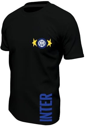 Inter Maglia Mezza Manica in Cotone t-Shirt seconda Stella