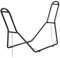VEVOR Support de Hamac Portable, Charge 204 kg, Cadre Universel en Acier pour Hamacs 2,1-3,9 m, Réglable, Robuste, avec Chaîne, Crochet, Sac de Transport, pour Hamac 2 Personnes, Extérieur, Intérieur