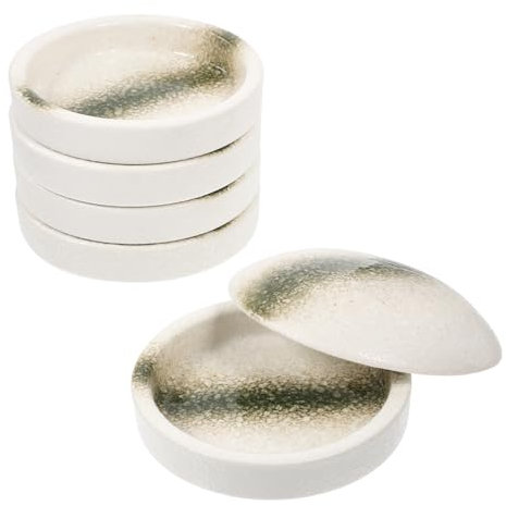 HOODANCOS Schichtige Keramische Aquarell Wasserfarben Mischschale Stapelbar Pigmentmischend Praktische Farbmischplatte Für Künstler Und Malfreunde