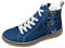 Stivali corti da donna tacco basso in pelle scamosciata da donna caldi taglie forti casual scarpe piatte zeppe stivaletti corti da donna stivali con tacco a zeppa nuovi, Blu, 39 EU