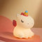 Unicorn Silicone Night Lamp, Touch Control Nightlights USB Rechargeable with 30 Minutes Timer & Tap Control Baby, Girls, Gifts, Bedrooms, Living Room [Energy Class A] (Unicorn)