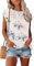 WNEEDU Womens Summer T Shirts Lace Tops Cap Short Sleeve Tshirt Crew Neck Casual Blouses Elegant 2025 New White Pink Flower L