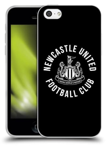 Head Case Designs Officially Licensed Newcastle United Football Club Logo Crest Soft Gel Case Compatible With Apple iPhone 5c
