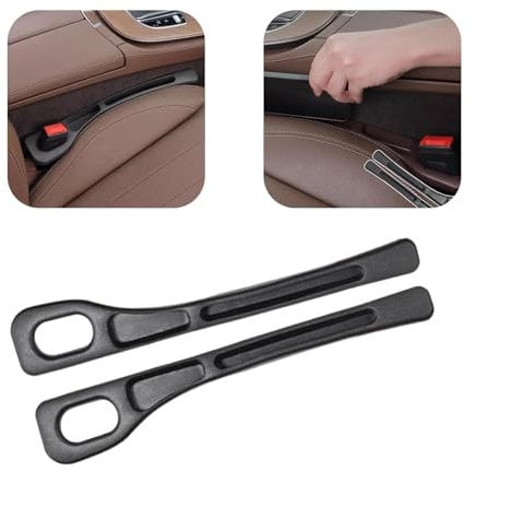 2 Pcs Universal Car Seat Gap Fillers, Car Gap Filler Car Seat Gap Plugs Car Seat Gap Plug Car Gadgets Accessories Car Seat Gap Filler Organiser Pads Fit Car Fill The Gap Between Seat & Console