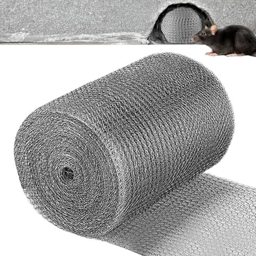 Rolle aus Edelstahl, Netz aus Edelstahl, doppelschichtige Rolle aus Edelstahl, Drahtgeflecht, Abdeckung für ungewollte Gäste flexibel, Rolle in Ma