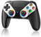 FOIRCEADAL RGB Wireless Controller for PS5/PC, 6-Axis Motion and Marco/Turbo/Vibration Function, Speaker with 3.5mm Audio Jack for P5 Pro/Slim