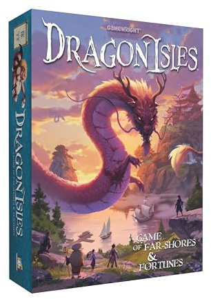 Gamewright | DragonIsles | Board Game | Ages 10+ | 2-5 Players | 20-30 Minutes Playing Time