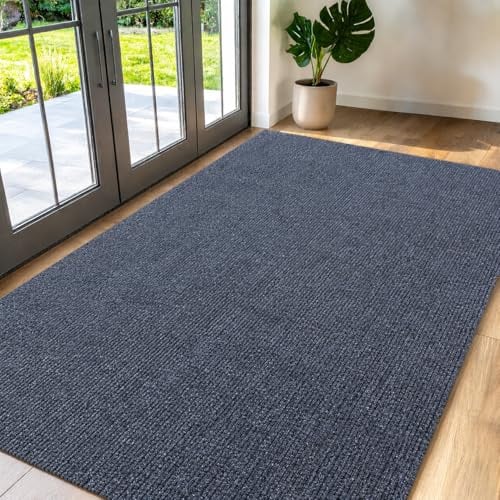 Fußmatte, Schmutzfangmatte Eingangsbereich Schmutzfang Teppich für Haustür, 120 x 130cm Waschbar Schmutzfänger Teppich für Eingang, Haustür, Patio, Flur, Garten rutschfeste Schmutzfangmatte