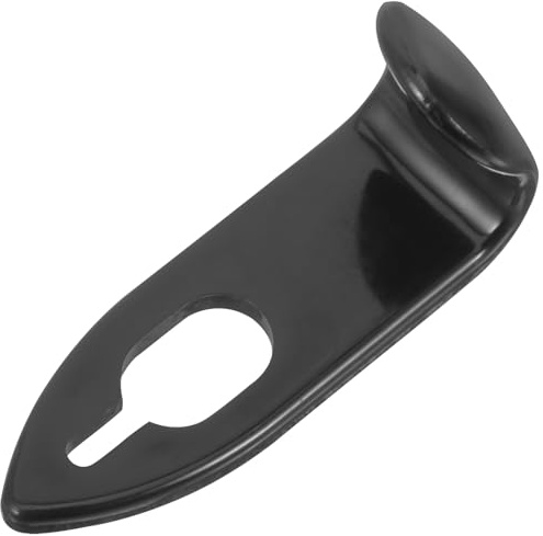 Saxophon Daumenstütze Schwarz für Tenorsaxophon, mit Haken | Kunststoff, Rutschfestes Design, Robust und Angenehm, für Saxophon und Tenorsaxophon