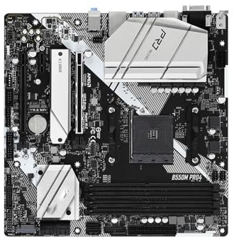 motherboard Fit For ASRock B550M Pro4 Motherboard Support Ryzen 5 5600G R7 5700X3D 5800x3D CPU 4XDDR4 M.2 HDMI SATA3 B550 AM4 MATX Mainboard