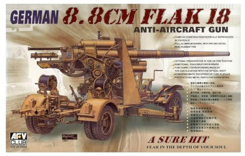 Unbekannt AFV Club 35088 – Model Kit Flak 18, 88 cm