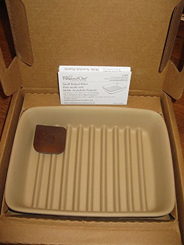 Pampered Chef 1342 Kleiner geriffelter Bäcker, 22,9 x 17,5 x 4,4 cm