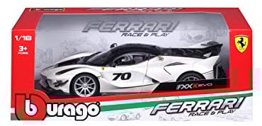 Bburago 18-16012 1:18 Race And Play Ferrari FXX K Evoluzione, Mixed