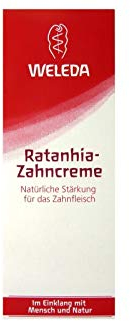 Weleda Ratanhia Zahncreme vegan 75 ml