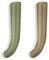 Bank Tackle Rig Aligners Hook Kicker Style Carp Fishing Terminal Tackle Khaki Green or Brown (Khaki Brown, x 10 Pack)
