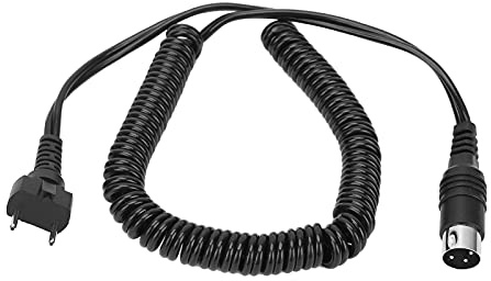 Cavo Di Alimentazione Per Manipolo Per Trapano Per Unghie, Silicone Lega Cavi Di Manipolo Per Trapano Per Unghie Installazione Semplice per trapano elettrico per unghie (Nero)