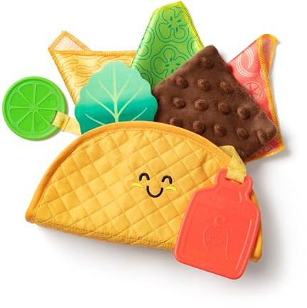 Melissa & Doug - Taco Sensorikspielzeug - zum Befüllen und Ausleeren, Motorikspielzeug für Beißen, Greifen und Stapeln, für Kinder ab Geburt