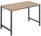 tectake® Schreibtisch, Computertisch, Bürotisch, PC Tisch, Möbel für Arbeitszimmer, Home Office, Büro, Kleiner Schreibtisch, Tischgestell mit Tischplatte - Industrial Holz hell, Eiche Sonoma, 120 cm