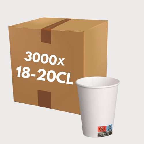 COVR 3000 Gobelets carton blanc (18-20cl - 7oz / 3000 unités)