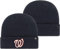 47 MLB Mütze mit Primär-Logo, Unisex, für Erwachsene, gestrickt, Primär-Logo, alternatives Beanie-Mütze, kaltes Wetter, Einheitsgröße, Washington Nationals Navy, Einheitsgr��e