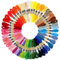 UKOFEW Filo Da Ricamo,50 Colori Fili Punto Croce,Kit Ricamo Filo Da Cucire,8 m, 6 fili, per Nodo, Treccia, Armeggiare, Uncinetto, Cucito
