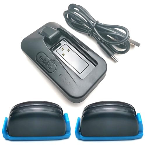 MIEBA Ersatzakku [ 2 Stück, 240 mAh ]+ Ladegerät für Sram AXS/eTap Red Force Rival GX Eagle XX1 X01 Reverb Schaltwerk