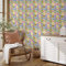 Selbstklebende Tapete Senf Gelb Orange Strukturtapete Wandtattoo Schlafzimmer Tapete Selbstklebend Vliestapete Wallpaper for Living Room Tapeten Leicht zu Entfernen Wandschutzfolie 40x100cm