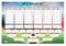 Close Up | Fussball EM 2024 Deutschland Spielplan Poster gerollt | XXL Fan Planer zum selbst beschriften | Fanartikel inkl. Tabellen zum Eintragen der Spielstände | XXL Plakat 101,5 x 68,5 cm