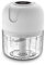 kesurpae Molinillo eléctrico de ajo y Especias, Picador portátil, rebanador práctico, Aparato de Cocina para Restaurante, Utensilios de Cocina para el hogar, Blanco, 250ML