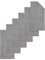Dyckhoff Bridge anthrazit 100% Baumwolle 6X Handtuch 50 x 100 cm Frottier Saugfähig Schnelltrocknend Weich Langlebig Pflegeleicht