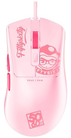Venom FiftySixty RAM Ultra Light Gaming Mouse, Pink
