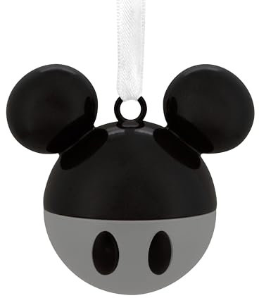 Hallmark Adorno de Metal Orejas de Mickey Mouse, decoración de árbol de Disney, Adorno Colgante de Disney, Adorno Colgante de Navidad, Regalos para Navidad