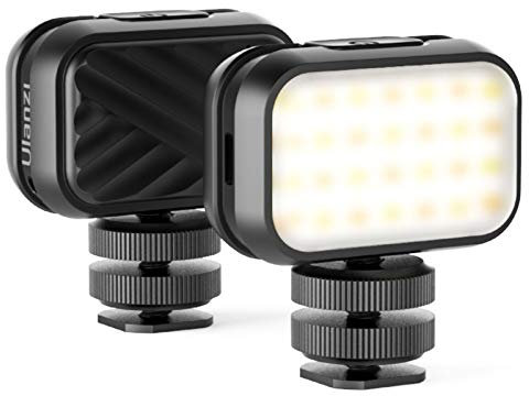 ULANZI VL28 Mini LED Videoleuchte mit 300 mAh Akku und 4 Helligkeitsstufen, Klein Vlog Videolicht für Smartphone/Kamera/Osmo Pocke/DSLR/iPhone/Gopro