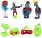 8 Pcs Figuras de Zombies, Figuras de Adorno para Tartas Zombies 8Pcs Zombies Estatuilla de Juguete Zombies Caricatura Cake Topper Mini Juguetes Fiesta de cumpleaños Pastel Decoración Adorno de Torta