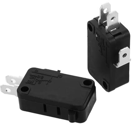 GALPADA 2 Pièces Micro- multi remplacement Four interrupteurs limité de porte de micro-ondes universel pour micro-ondes Plastique