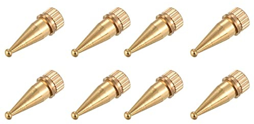 ISTOVO Speaker Spikes for Hi-Fi Feet, Speaker Stands, Copper M8 Thread,36.2mm(H) 8Pcs