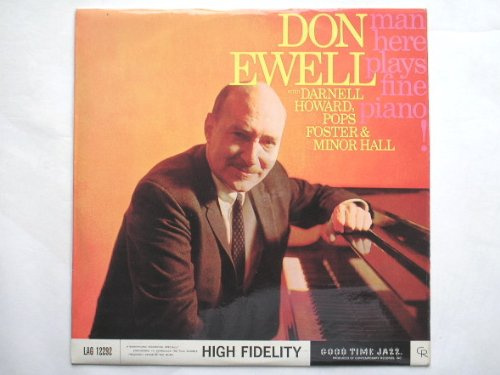 Ewell, Don Man Here Plays Fine Piano LP Good Time Jazz LAG12292 NM/NM 1961