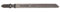 Makita a-85721 – Blister of 5 Jigsaw Blades HSS Basico for Metal Cutting Class T101 A 12 DPP 75 mm Teeth Type E