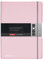 Herlitz 11408648 Notizheft (A4, PP-Wechselcover mit Verschlußgummi, 80g/m²) 80 Blatt rose-transparent