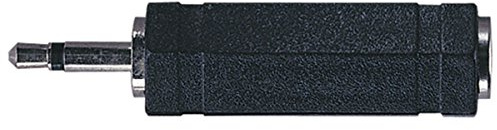 Mono 3.5mm Plug to Mono 6.35mm Socket Adapter