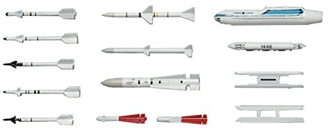 Hasegawa HAS 35003 - US Aircraft Weapons III, Mittel