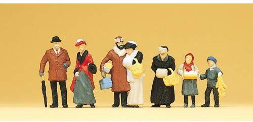 Preiser H0 12195 - Auf dem Weihnachtsmarkt. Um 1900